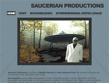 Tablet Screenshot of newsaucerian.com